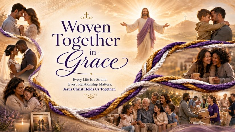 Woven by Grace, Jesus Christ and humanity